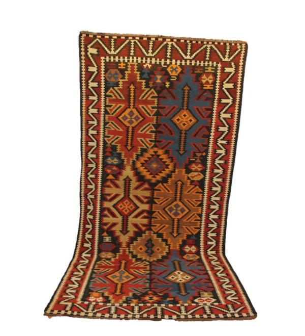 Kelim Kaukasus Shirwan ca.60 Jahre Alt. W133-920